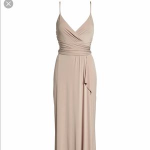 Amsale Celina Mock Wrap Gown- Bridesmaid Dress
